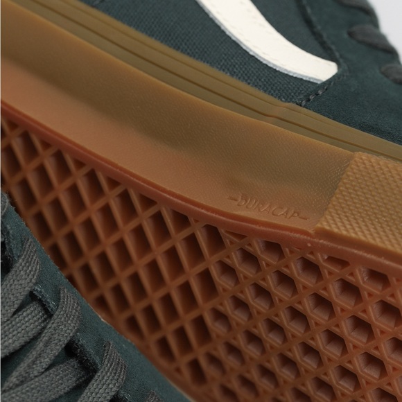 Vans Men's High-Top Sneakers - Green and White - Picture 2 of 7